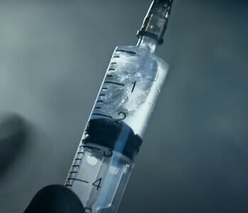 Лечение зависимости от тропикамида в Иркутске Шприц с жидкостью